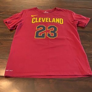 Nike dri fit Cleveland Lebron James t-shirt size M